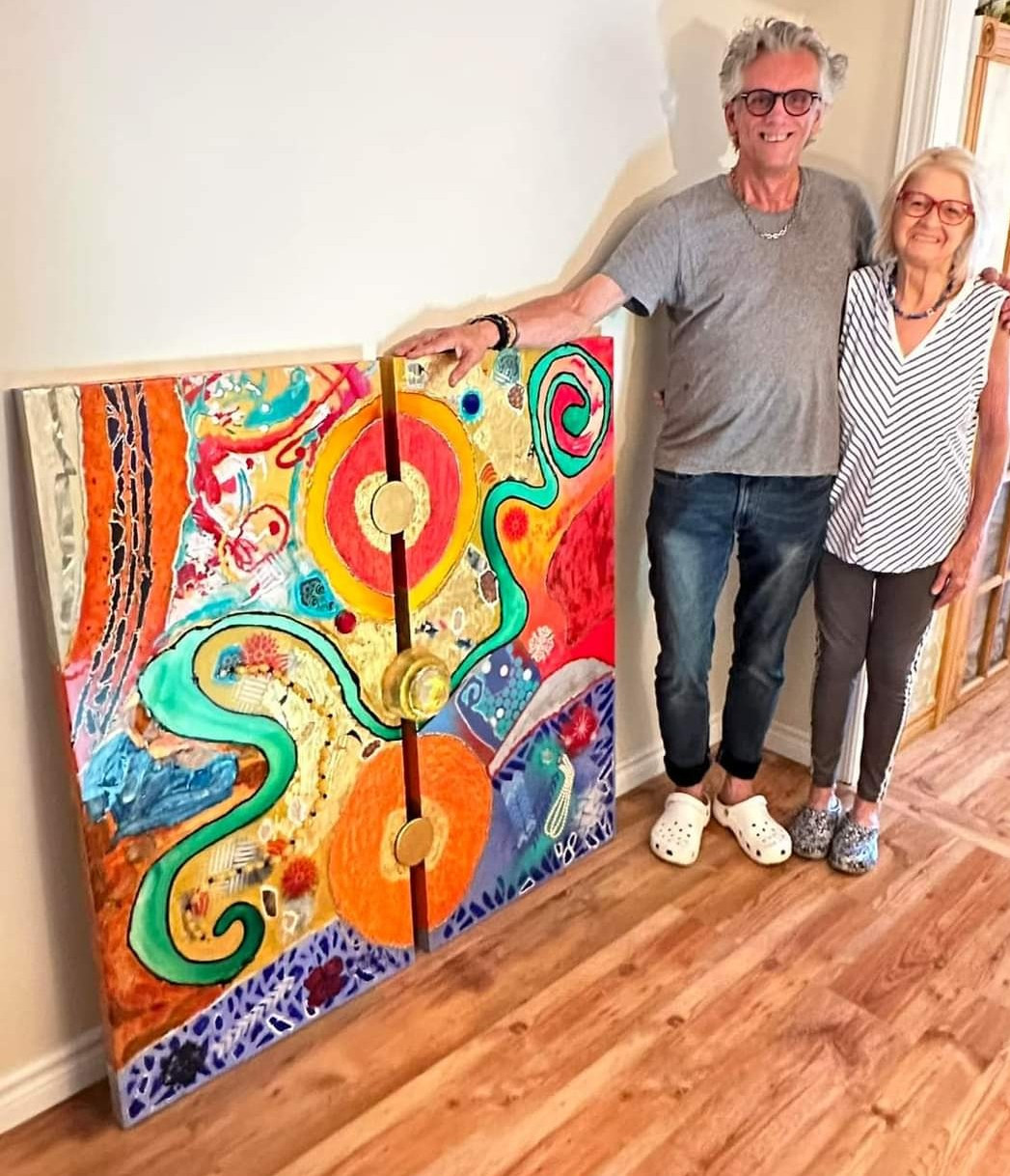 François Fillion et Anna Fanucchi présente "OSER ÊTRE" un diptique de 48x48 pouces